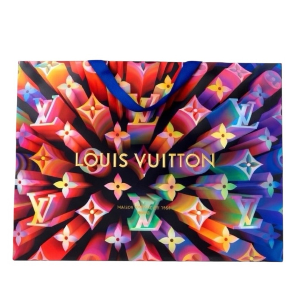 Louis Vuitton XL Multicolor Shopping Display Bag Limited Edition Boutique Decor - Picture 3 of 15